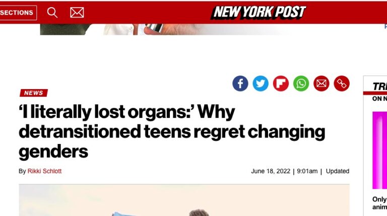 ‘I literally lost organs:’ Why detransitioned teens regret changing ...