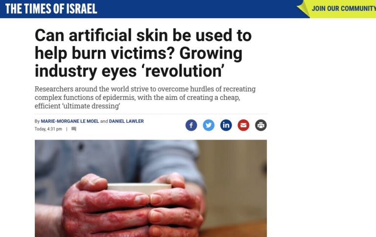artificial skin burn victims